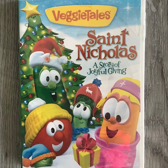 🎬2 for $20🎬 New sealed in package Veggietales Christmas 🍅🥕🥦🎄 - Picture 1 of 2